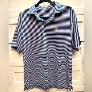 Rhoback The Birdie Men's Striped Polo Shirt Medium (Like new condition)